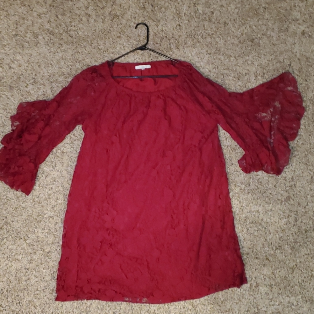 Stunning Red Lace Fever Dress